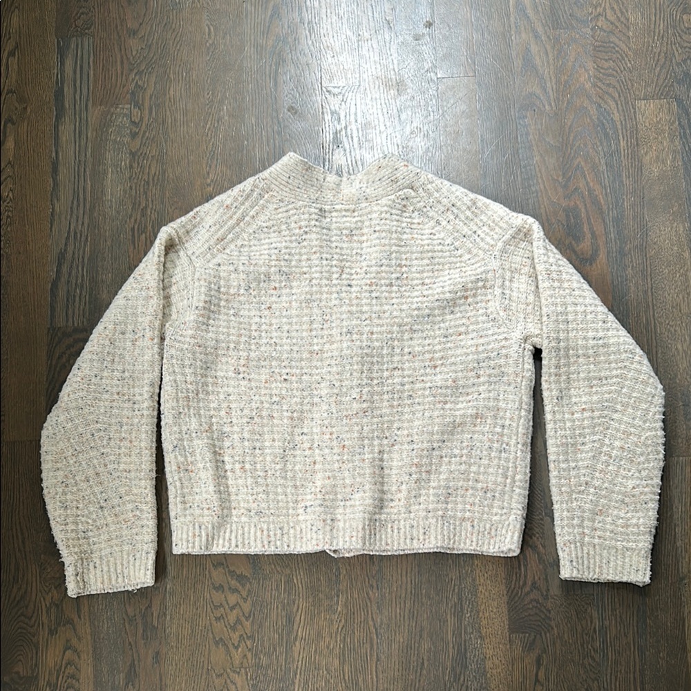 Women's Cream Cardigan Sweater - Picture 4 of 4